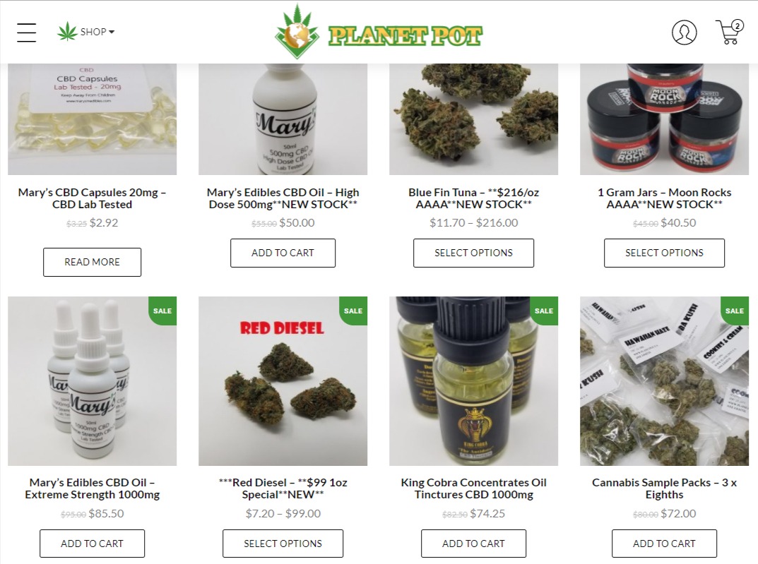 Planet Pot Popular Weed Products